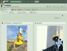 Tablet Screenshot of exailious.deviantart.com