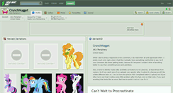 Desktop Screenshot of crunchnugget.deviantart.com
