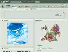 Tablet Screenshot of chuuco.deviantart.com