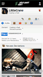 Mobile Screenshot of littlecrane.deviantart.com