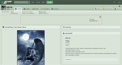Desktop Screenshot of k0rvis.deviantart.com