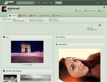 Tablet Screenshot of elusive-art.deviantart.com
