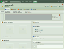 Tablet Screenshot of fatdummyplz.deviantart.com