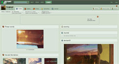 Desktop Screenshot of djaked.deviantart.com