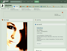 Tablet Screenshot of kdominae.deviantart.com
