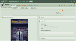 Desktop Screenshot of lectronic.deviantart.com