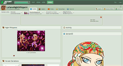 Desktop Screenshot of layanonightwhisper4.deviantart.com