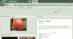 Desktop Screenshot of ceyrie.deviantart.com