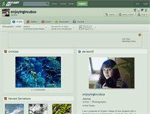 Tablet Screenshot of enjoyingincubus.deviantart.com