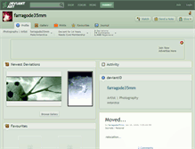 Tablet Screenshot of farragode35mm.deviantart.com