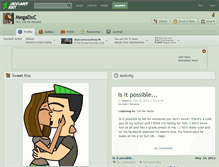 Tablet Screenshot of megadxc.deviantart.com