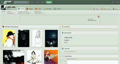 Desktop Screenshot of lady-una.deviantart.com