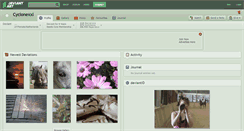 Desktop Screenshot of cyclonexxl.deviantart.com