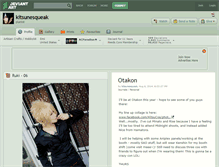 Tablet Screenshot of kitsunesqueak.deviantart.com