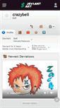 Mobile Screenshot of crazybell.deviantart.com