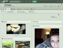 Tablet Screenshot of emmajayy.deviantart.com