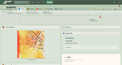Desktop Screenshot of monaonly.deviantart.com