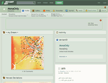 Tablet Screenshot of monaonly.deviantart.com
