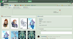 Desktop Screenshot of etrglvz.deviantart.com