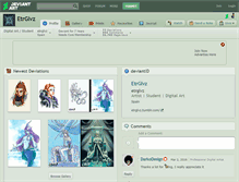 Tablet Screenshot of etrglvz.deviantart.com