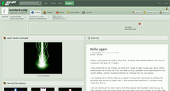 Desktop Screenshot of overlord-eddy.deviantart.com
