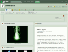 Tablet Screenshot of overlord-eddy.deviantart.com