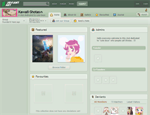 Tablet Screenshot of kawaii-shotas.deviantart.com