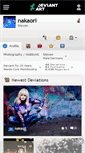 Mobile Screenshot of nakaori.deviantart.com
