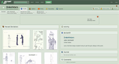 Desktop Screenshot of drakehetaro.deviantart.com