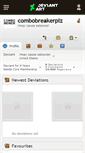 Mobile Screenshot of combobreakerplz.deviantart.com