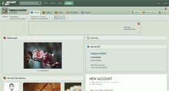 Desktop Screenshot of happycracker.deviantart.com