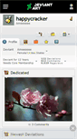 Mobile Screenshot of happycracker.deviantart.com