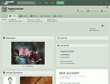 Tablet Screenshot of happycracker.deviantart.com