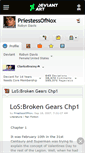 Mobile Screenshot of priestessofnox.deviantart.com