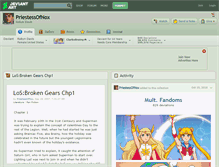Tablet Screenshot of priestessofnox.deviantart.com