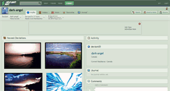 Desktop Screenshot of dark-angel.deviantart.com