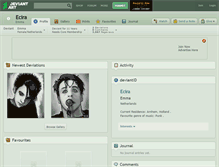 Tablet Screenshot of ecira.deviantart.com