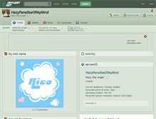 Tablet Screenshot of hazyparadiseofmymind.deviantart.com