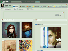 Tablet Screenshot of kitty-boo.deviantart.com