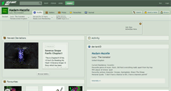 Desktop Screenshot of madam-mazelle.deviantart.com