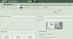 Desktop Screenshot of burning-lotus.deviantart.com