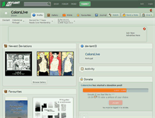 Tablet Screenshot of colorslive.deviantart.com