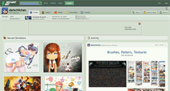 Desktop Screenshot of darkchiichan.deviantart.com