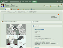 Tablet Screenshot of lilrockfreekshow.deviantart.com
