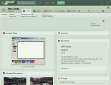 Tablet Screenshot of new2max.deviantart.com