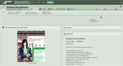 Desktop Screenshot of embrace-the-darkness.deviantart.com