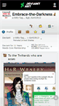 Mobile Screenshot of embrace-the-darkness.deviantart.com