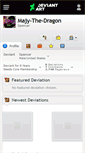 Mobile Screenshot of majy-the-dragon.deviantart.com