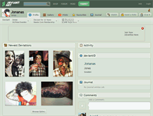 Tablet Screenshot of jonanas.deviantart.com