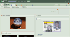 Desktop Screenshot of digitalman.deviantart.com